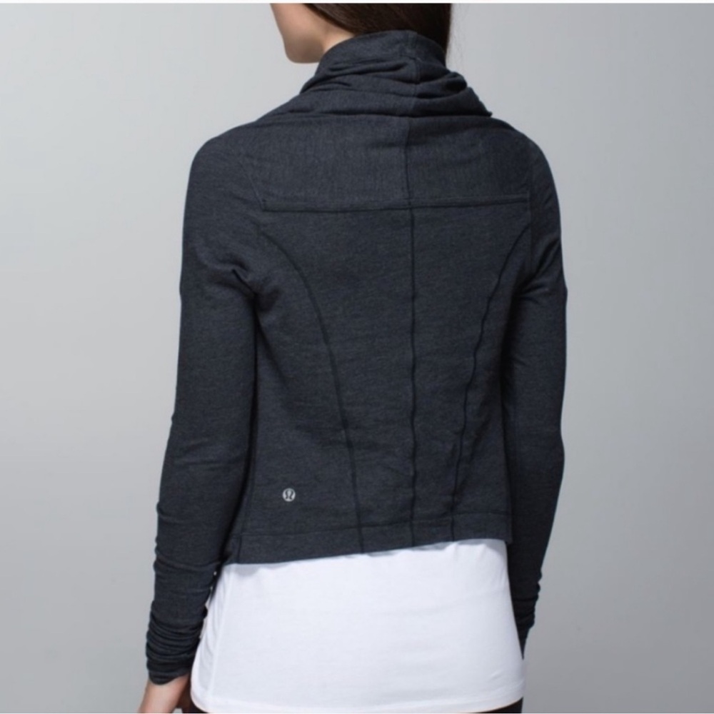 lululemon athletica Charcoal Hooded Sweater - Picture 2 of 7